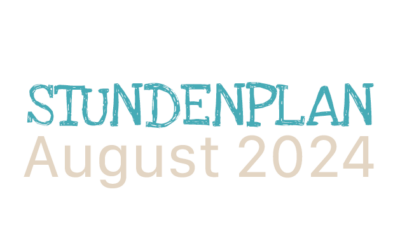 Stundenplan August 2024